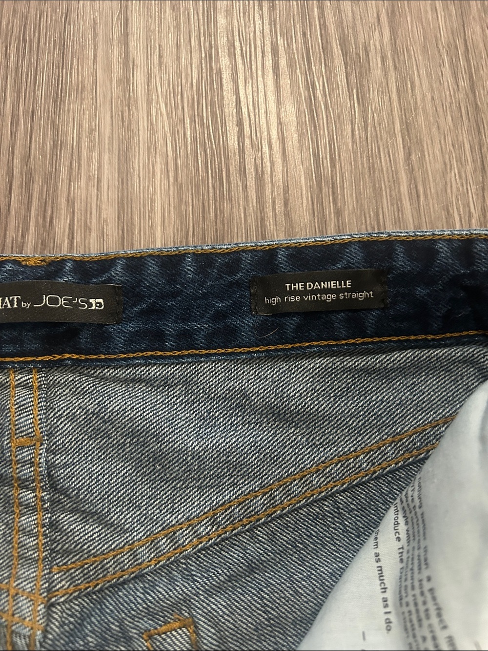 Joe's Jeans Dark Blue High-Rise Button-Fly Jeans - Picture 3 of 8